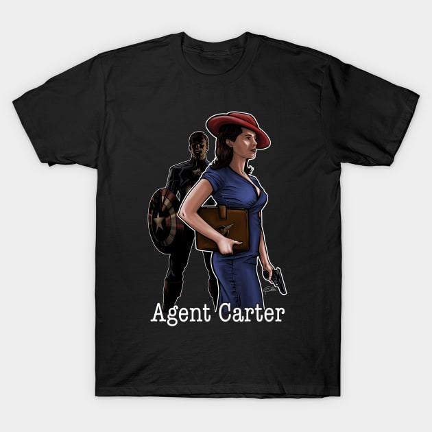 Spy Agent Female T-Shirt by PatrickScullin